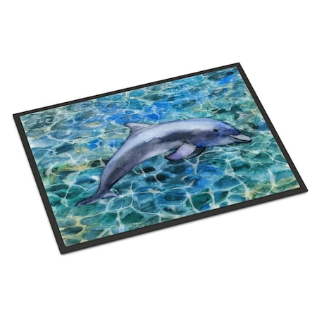 Carolines Treasures 24 x 36 in. Dolphin Indoor or Outdoor Mat BB5339JMAT